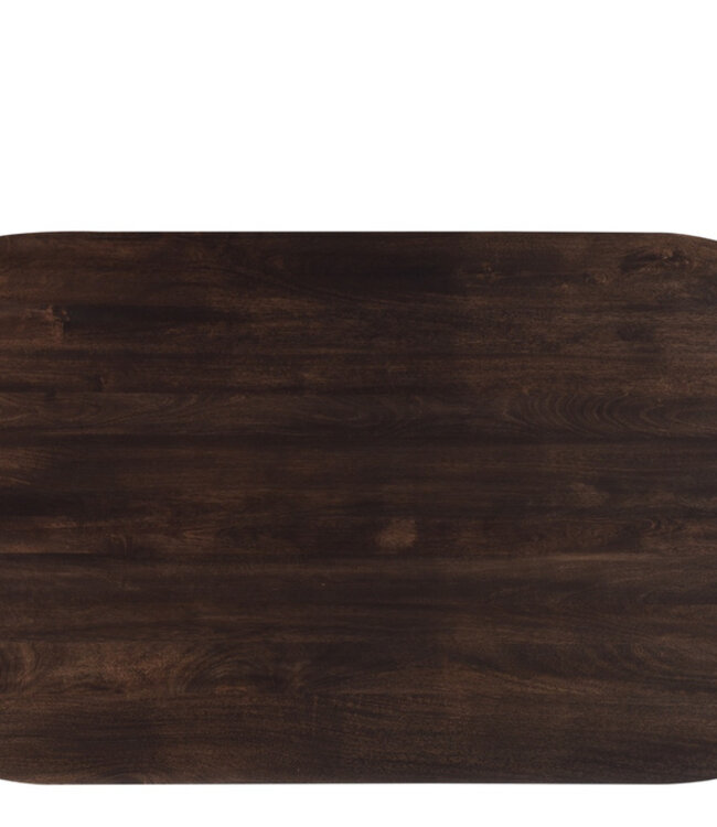 Livingfurn Salvator Eetkamertafel Walnoot H76xB200xD110 cm