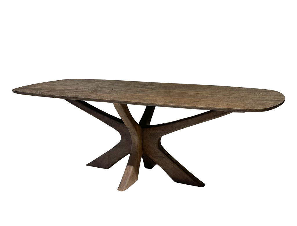 Brix Montreaux Eetkamertafel Bruin H76xB250xD105 cm