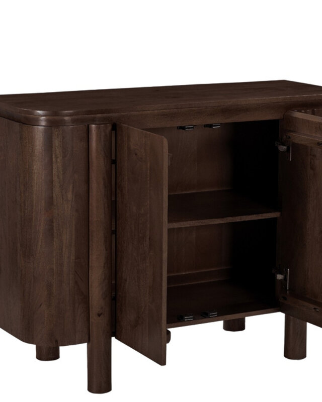 Livingfurn Salano Dressoir Bruin H80xB105xD40 cm
