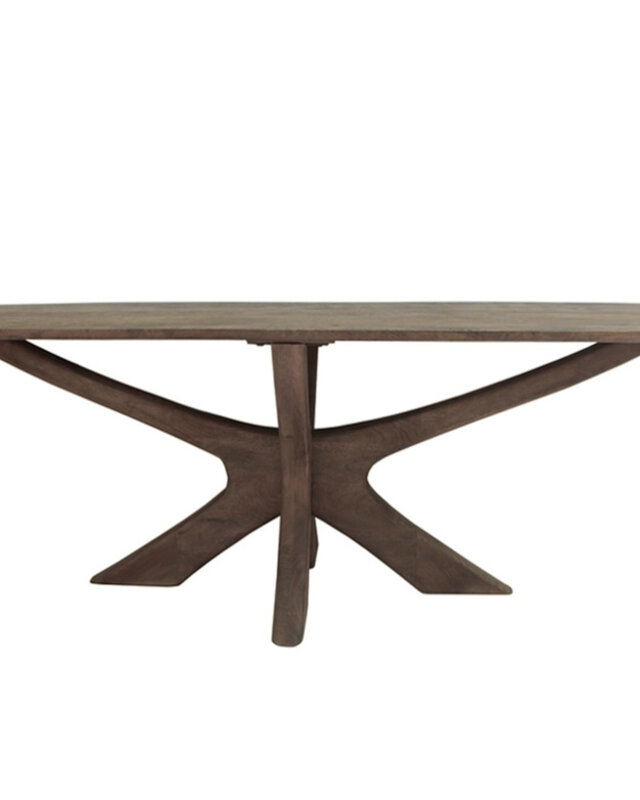 Brix Montreaux Eetkamertafel Bruin H76xB250xD105 cm
