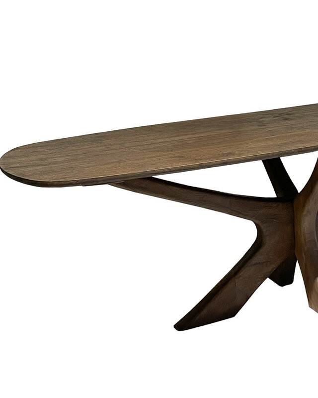 Brix Montreaux Eetkamertafel Bruin H76xB250xD105 cm