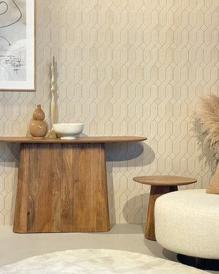 Livingfurn Salvator Sidetable Hardhout H76xB140xD40 cm