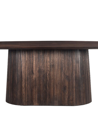 Livingfurn Salvator Eetkamertafel Walnoot H76xB230xD110 cm
