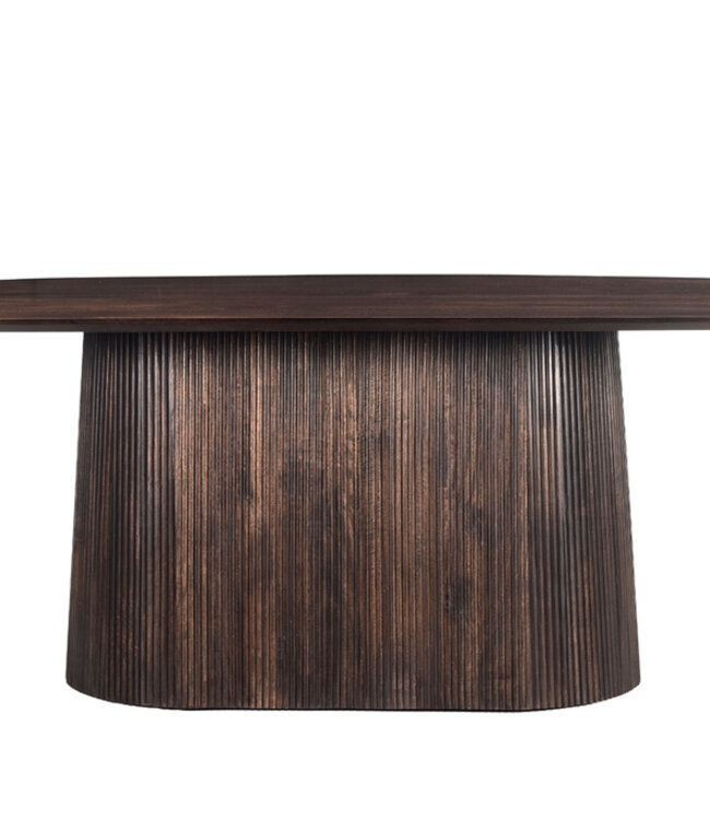Livingfurn Salvator Eetkamertafel Walnoot H76xB230xD110 cm
