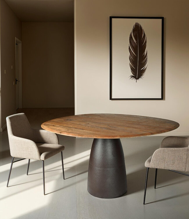 Brix Marron Espresso Eetkamertafel H76xB140xD120 cm