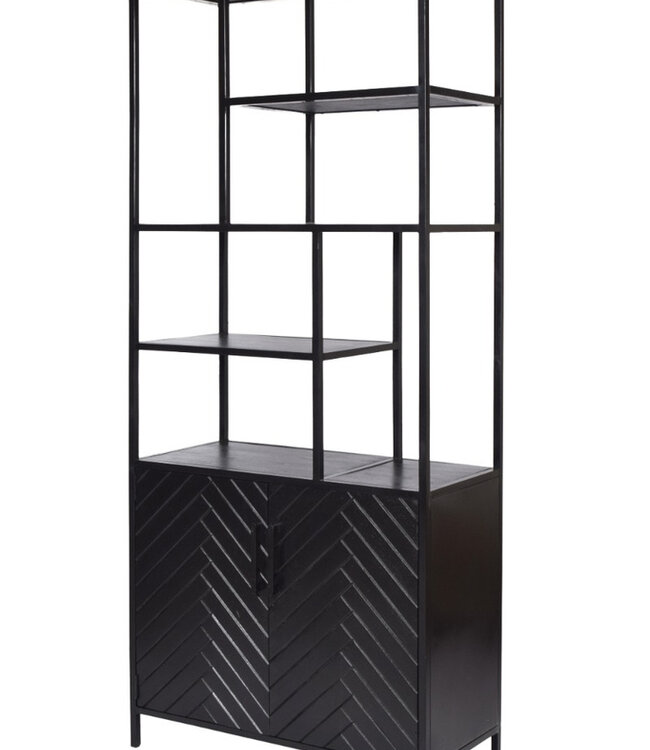 Livingfurn York Kast Mangohout H200xB90xD40 cm