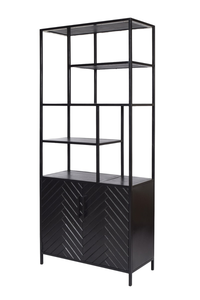 Livingfurn York Kast Mangohout H200xB90xD40 cm