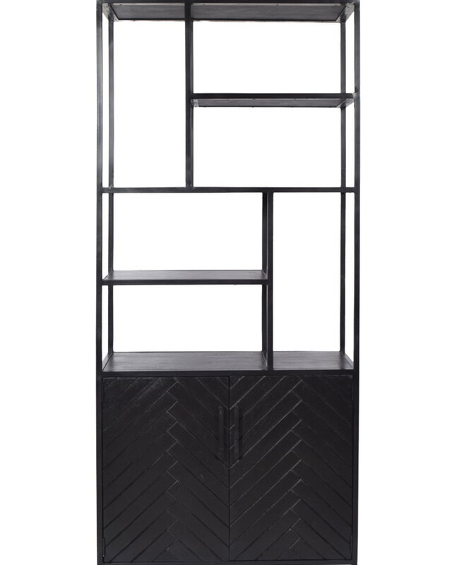 Livingfurn York Kast Mangohout H200xB90xD40 cm