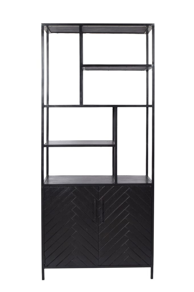 Livingfurn York Kast Mangohout H200xB90xD40 cm