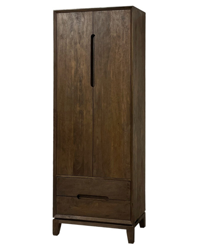 Livingfurn Cortez Kabinet Mangohout H200xB75xD40 cm