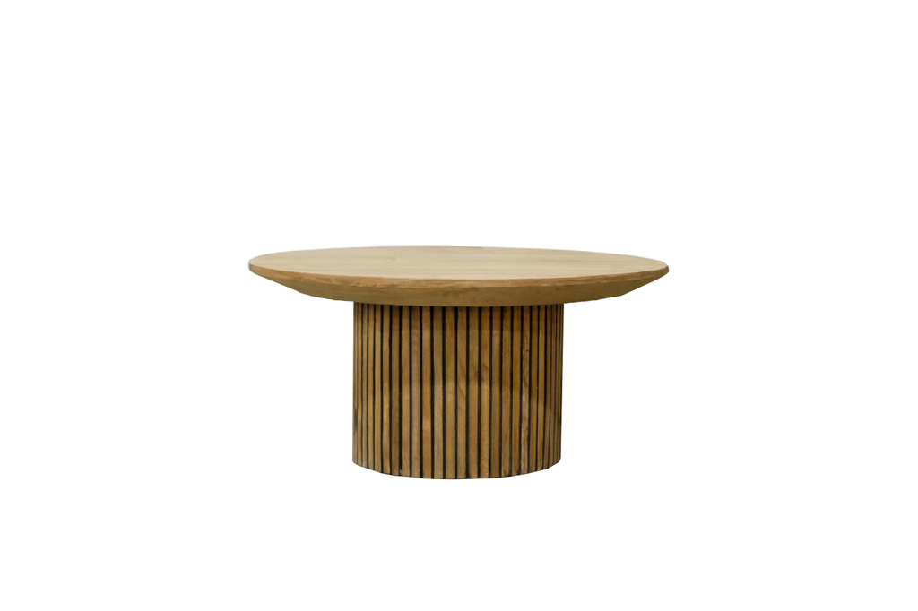 Livingfurn Salontafel Lausanne Rond Teakhout 80x38 cm