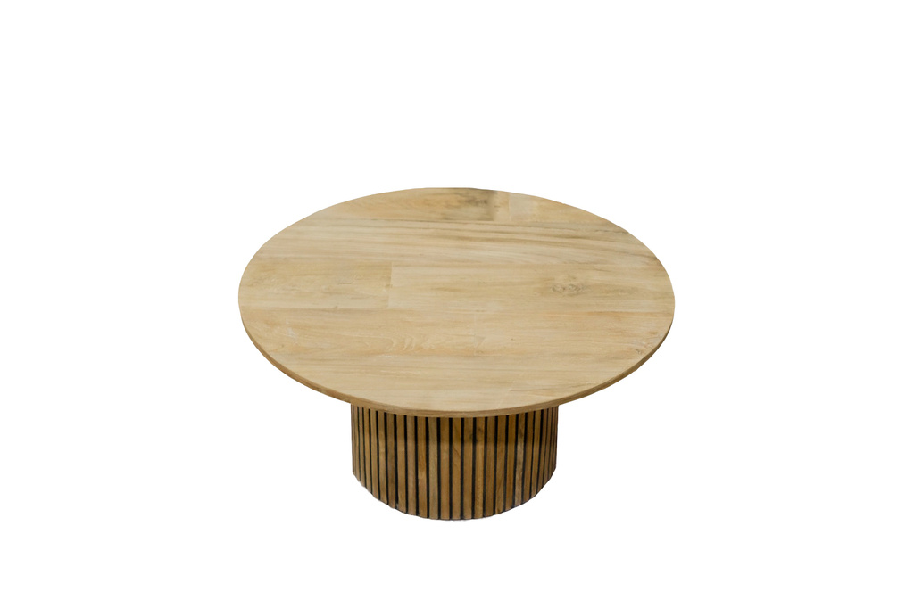 Livingfurn Salontafel Lausanne Rond Teakhout 80x38 cm