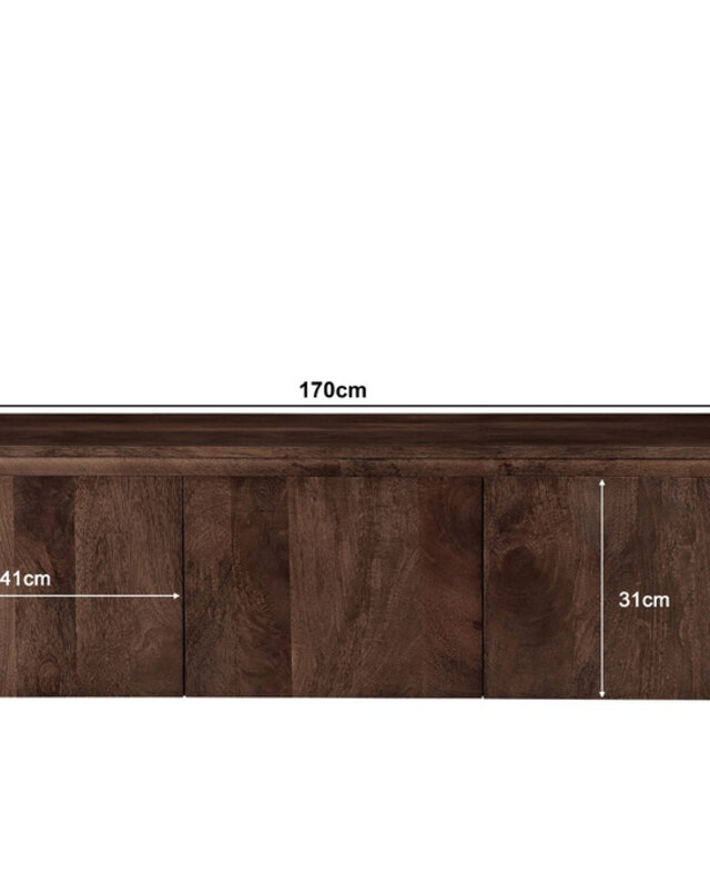 Livingfurn Salano Tv-Meubel Brown 170x50x40 cm