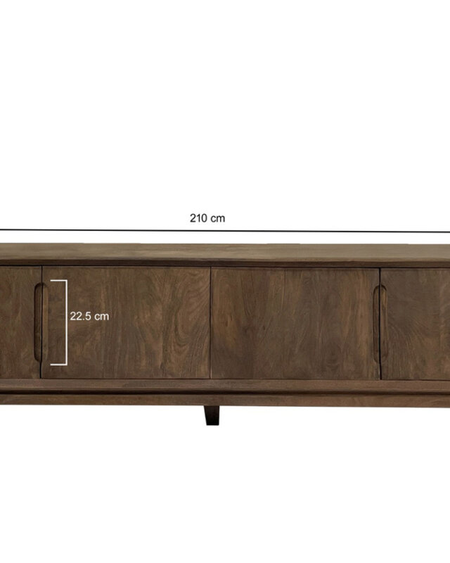 Livingfurn Cortez Tv-Meubel H55xB210xD40 cm