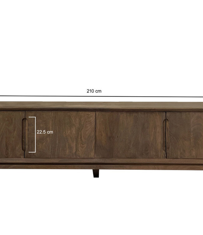 Livingfurn Cortez Tv-Meubel H55xB210xD40 cm