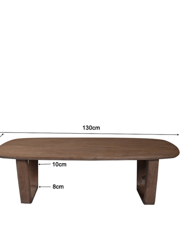 Livingfurn Cortez Salontafel H40xB130xD70 cm