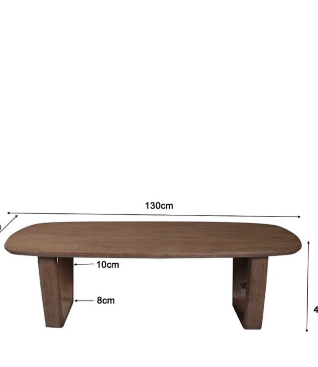 Livingfurn Cortez Salontafel H40xB130xD70 cm