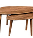 Livingfurn Xavier Salontafel Set Van 2 Mangohout Naturel