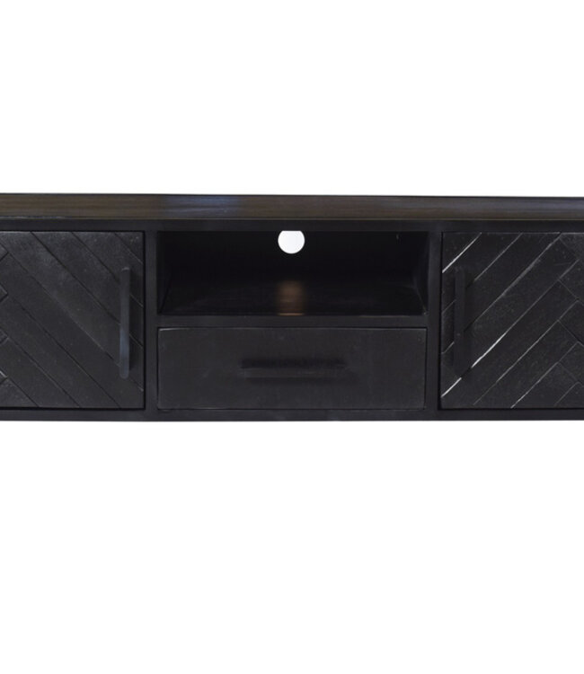 Livingfurn York Tv-Meubel Mangohout H45xB150xD40 cm