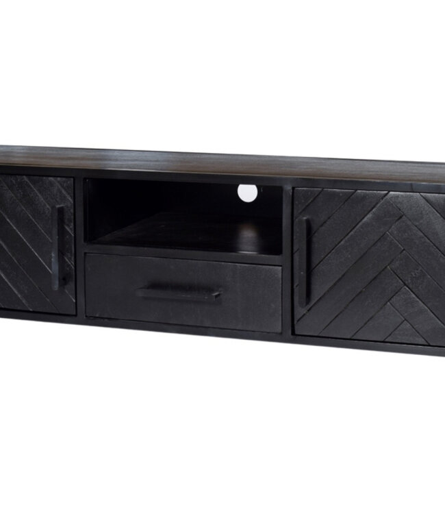 Livingfurn York Tv-Meubel Mangohout H45xB150xD40 cm