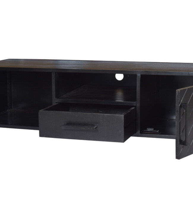 Livingfurn York Tv-Meubel Mangohout H45xB150xD40 cm