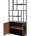Livingfurn Brooklyn Vakkenkast Bruin 210x90x45 cm