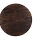Livingfurn Salvator Eetkamertafel Rond Organisch Walnoot 130x76 cm