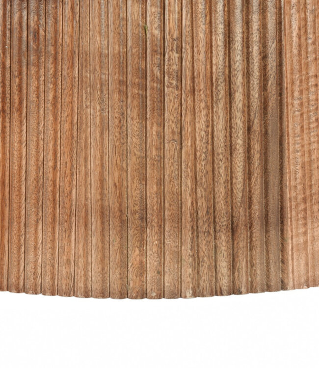 Livingfurn Salvator Salontafel Ovaal Organisch 120x70x36 Cm Bruin