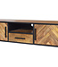 Livingfurn Brooklyn Tv-Meubel 150x45x40 cm Bruin