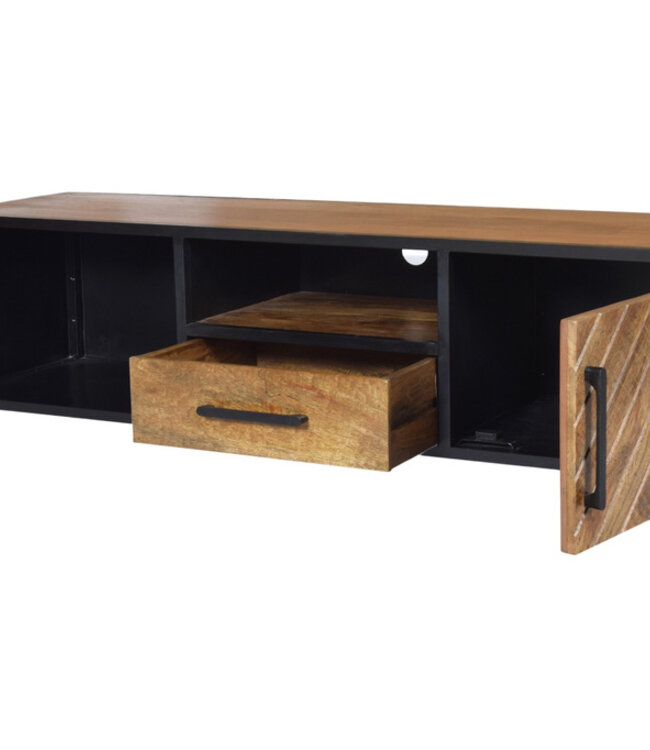 Livingfurn Brooklyn Tv-Meubel 150x45x40 cm Bruin