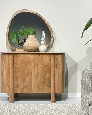 Livingfurn Kast Salano Hardhout 77x105x40 cm