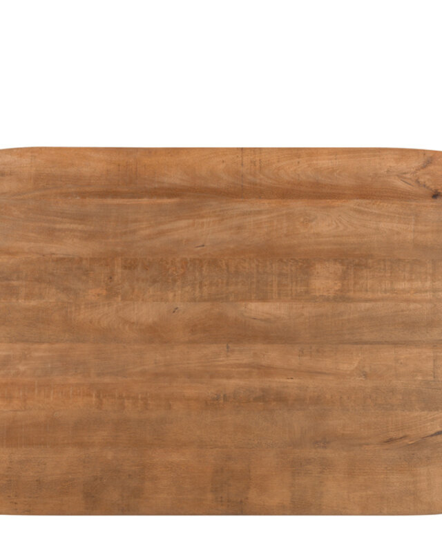 Livingfurn Salvator Eetkamertafel Organisch Ovaal Bruin 230x110x76cm