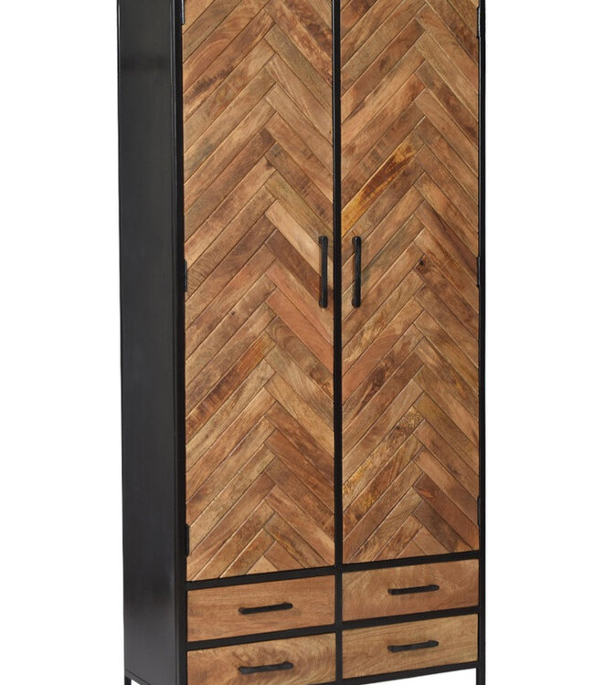 Livingfurn Brooklyn 2 lade Kast 200x90x40 cm