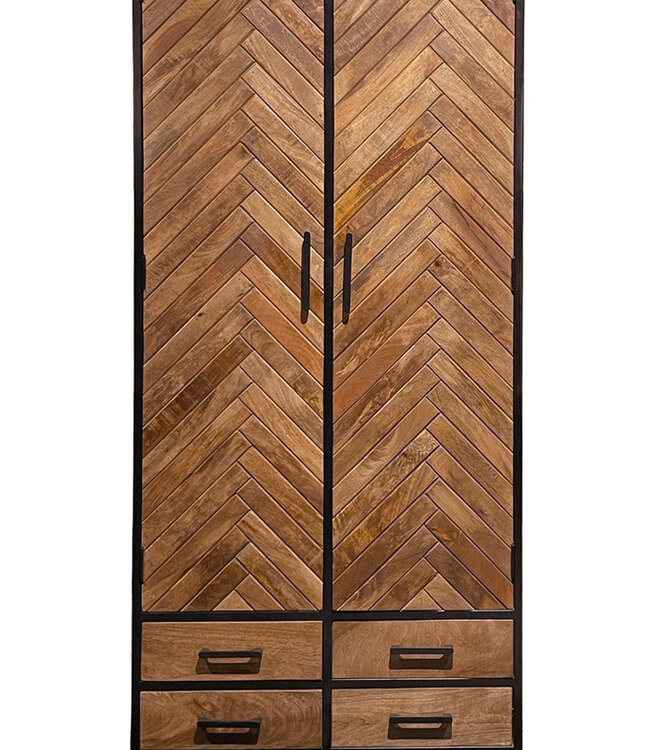 Livingfurn Brooklyn 2 lade Kast 200x90x40 cm