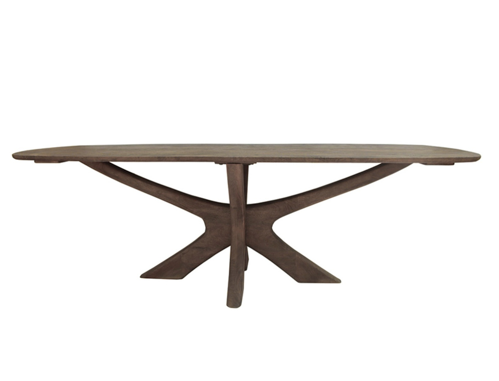 Brix Brix Eetkamertafel Hout Montreaux Bruin 220x100x76cm