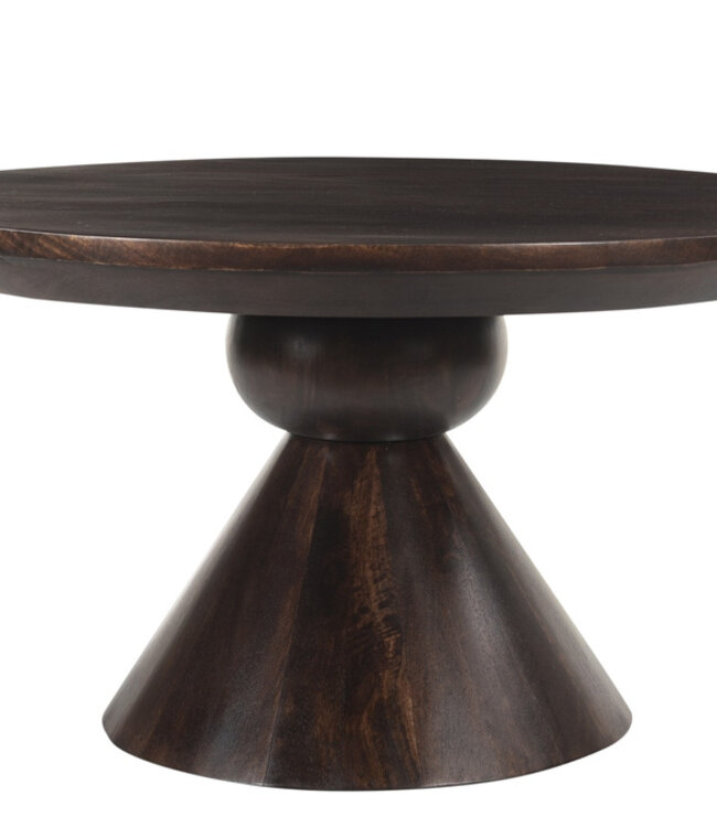 Brix Baltho Salontafel Walnoot H45 x D80 cm