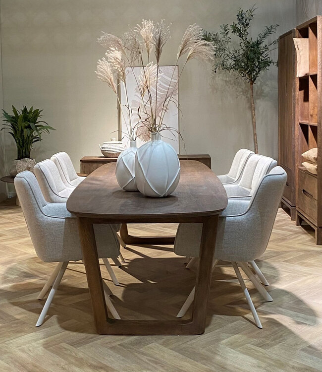 Livingfurn Cortez Eetkamertafel H76xB200xD100 cm