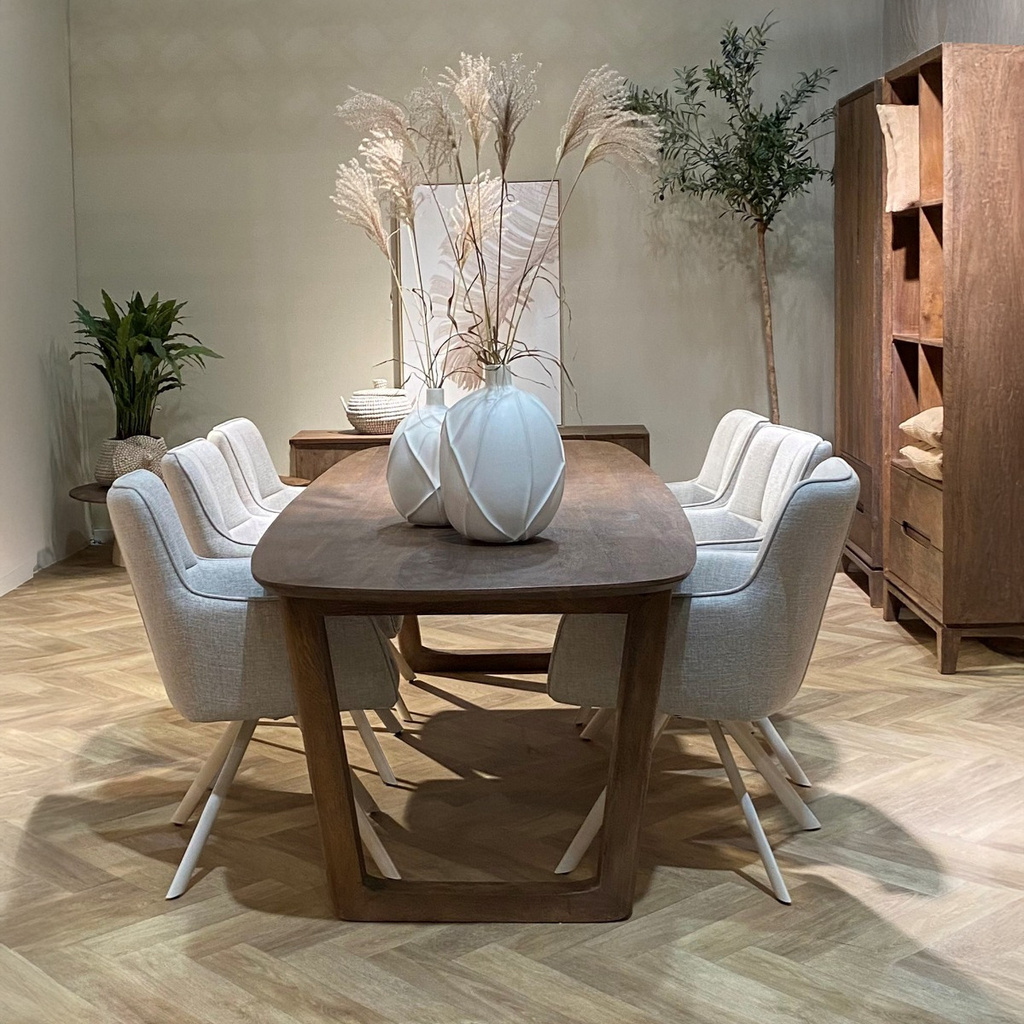 Livingfurn Cortez Eetkamertafel H76xB200xD100 cm