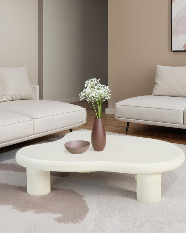 Brix Brix Salontafel Beton Cir? Organisch 120x88x30 Cm