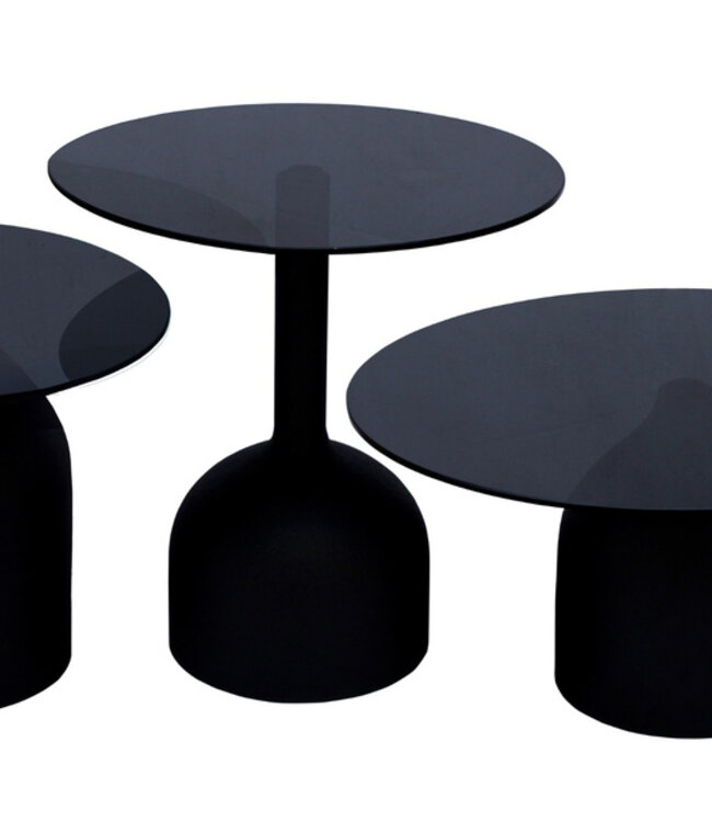 Brix Bijzettafel Isa Zwart 55 cm