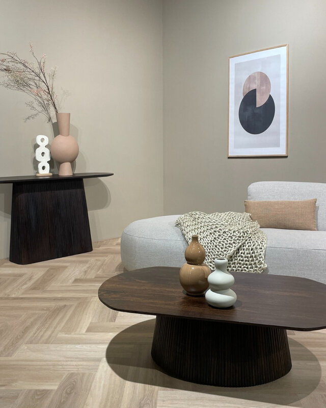 Livingfurn Salvator Tafel Ovaal 140x80x40 cm