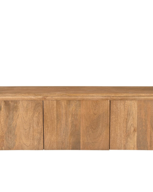 Livingfurn Salano Tv-Meubel Bruin 3-Deurs 170x50x40 cm