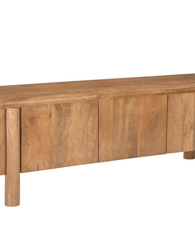 Livingfurn Salano Tv-Meubel Bruin 3-Deurs 170x50x40 cm