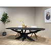 Montreaux Eetkamertafel Zwart H76xB250xD105 cm
