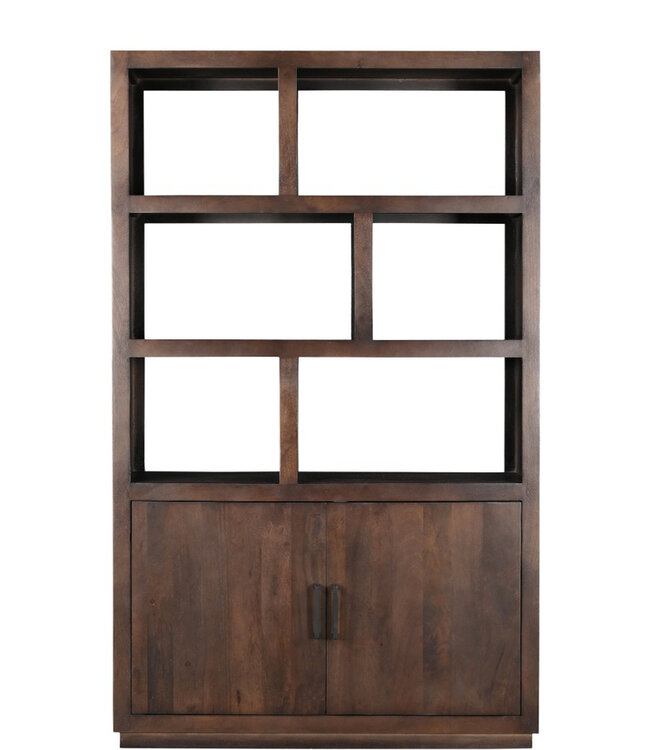 Livingfurn Jaxx Vakkenkast Bruin 200x120x45 cm