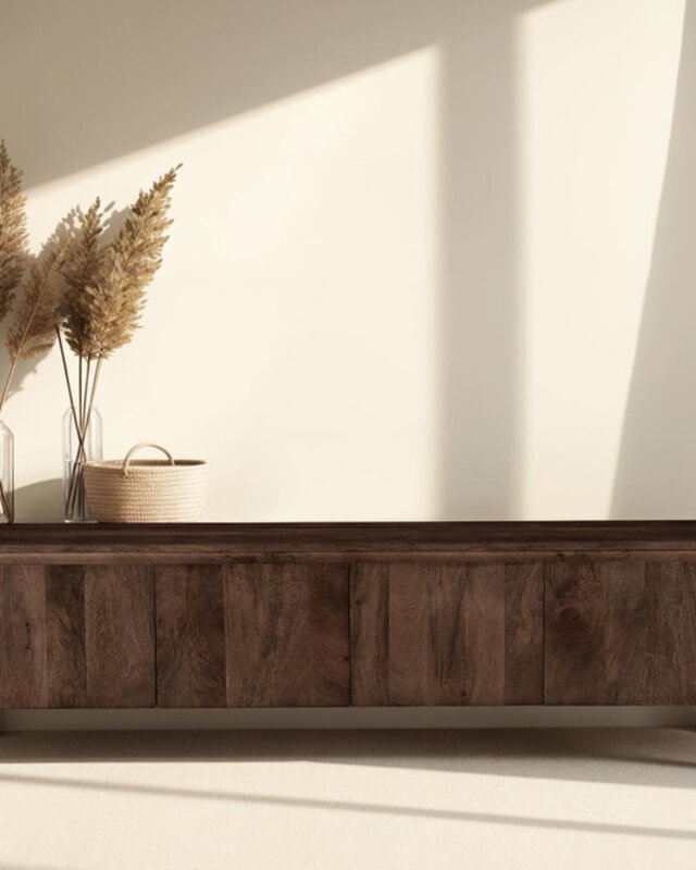 Livingfurn Salano Tv-Meubel Brown 210 x50 x 43 cm