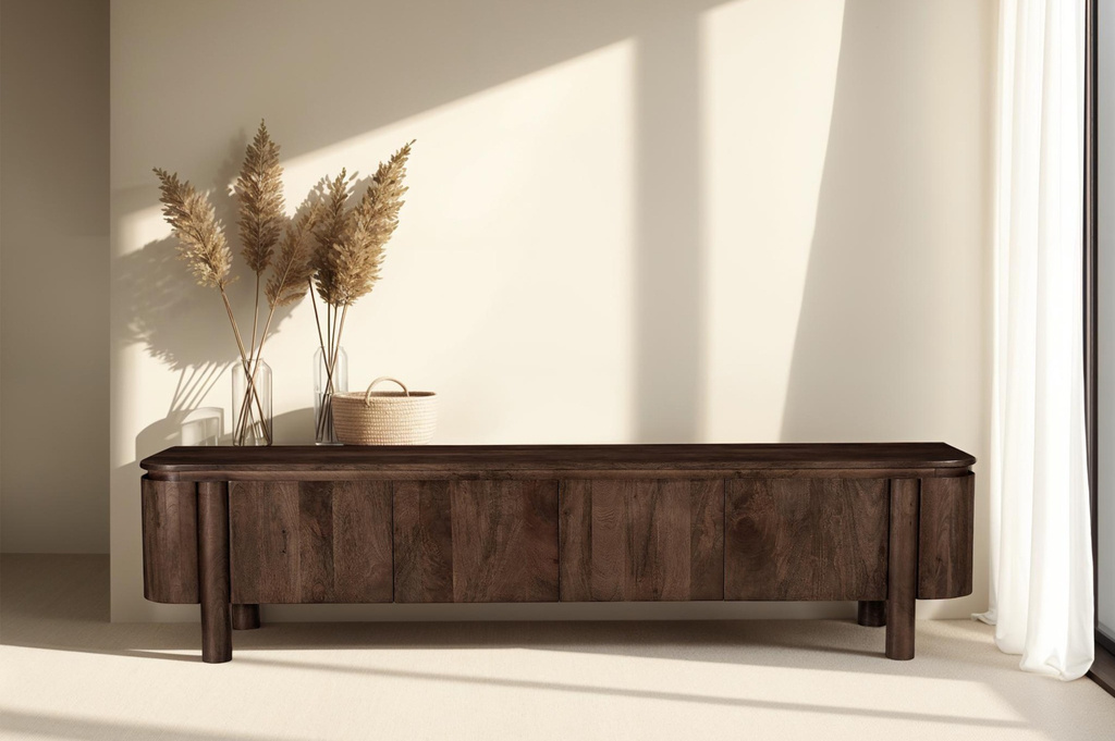 Livingfurn Salano Tv-Meubel Brown 210 x50 x 43 cm