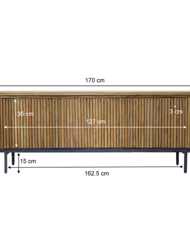 Livingfurn Lausanne Tv-meubel 170x56x43 cm