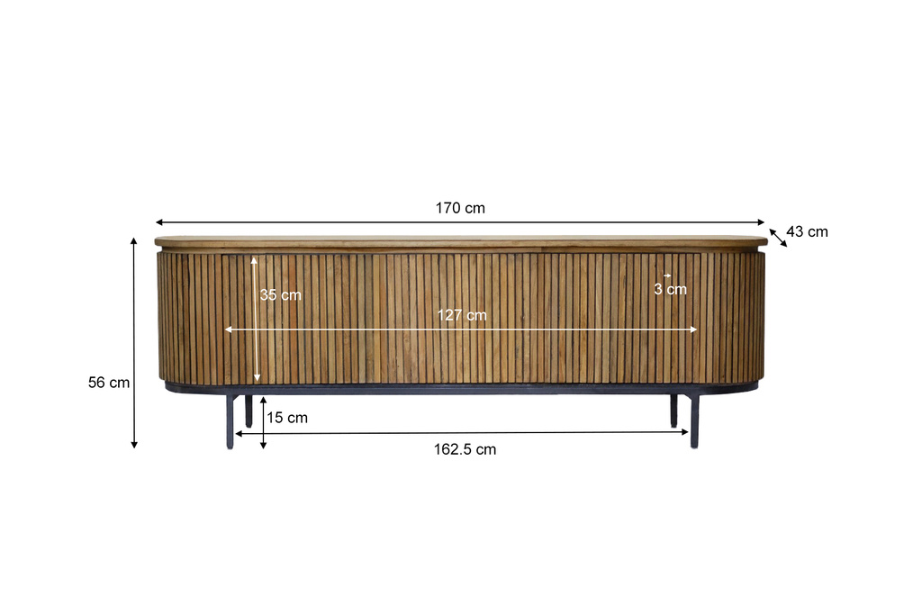 Livingfurn Lausanne Tv-meubel 170x56x43 cm