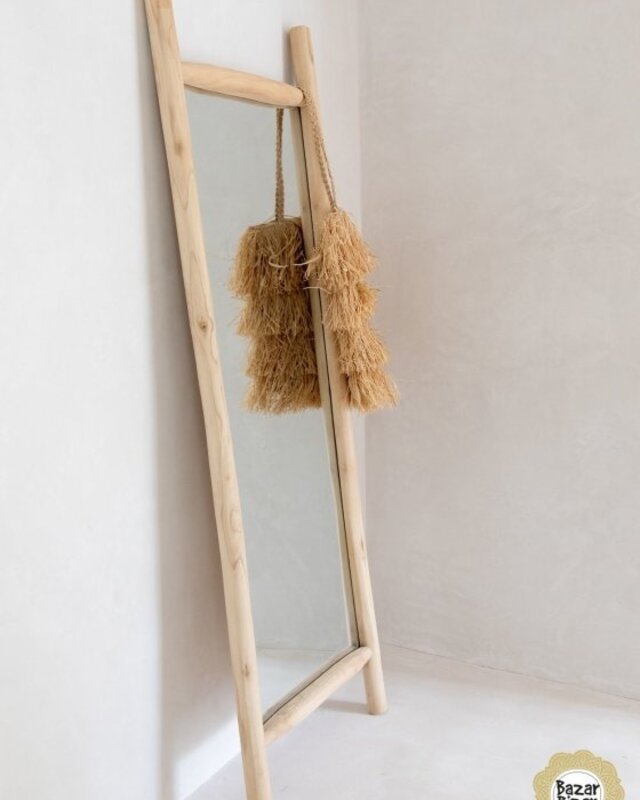 Bazar Bizar Island Kleedkamer Spiegel - Hout - L170xB57 cm